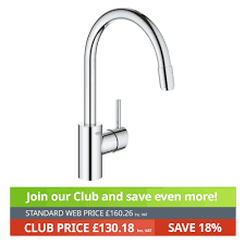 With millions of unique furniture, décor, and housewares options, we'll help you find the perfect solution for your style and your home. Grohe Concetto With Pull Out Mousseur Single Lever Swivel Spout 360 Chrome Kitchen Mixer Tap