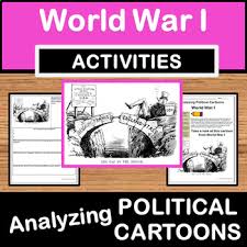 Analyzing Political Cartoons World War I By History And More Store