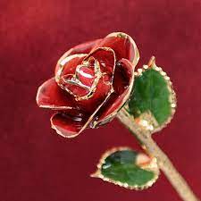 Looking to find out who sells the nicest gold dipped roses? Valentine S Day Red 24k Gold Rose Steven Singer Jewelers