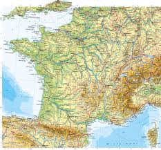 In vielen teilen der welt erinnert heute noch die landkarte. Diercke Weltatlas Kartenansicht Frankreich Physische Karte 978 3 14 100800 5 128 1 1