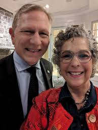 My Uncle Joe Diemer, center, born in the house at 111 Kingsley St. In his  90's here, he went to England to visit his base, from which he flew many  bombing missions