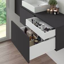 Our services are like interior works, carpenter works, ceiling works, polishing works, painting works. Vertex Drawer Kit For Kitchen Or Bath With Boards Soft Closing 500x178mm 450mm Module Steel White