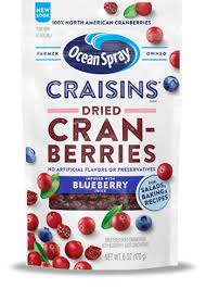 Craisins Dried Cranberries Cherry Juice Infused Ocean Spray