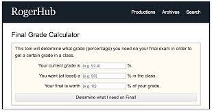 Roger hub final grade calculator: Best Free Final Grade Calculator For School And College