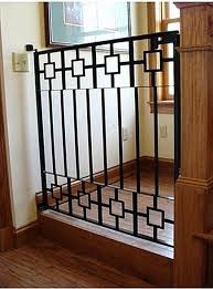 Dec Hode Customstairgate10 435 Wrought Iron Staircase Iron Gate Design Baby Gates