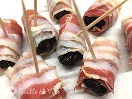 Un contorno semplice e veloce: Involtini Sfiziosi Di Prugne E Pancetta Ricette Al Volo