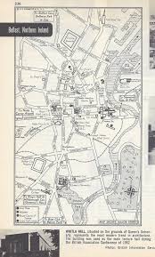 Belfast Northern Ireland Map City Map Street Map 1950s Etsy Belfast Northern Ireland City Maps Retro Map Decor