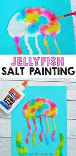 These fun indoor activities for kids will put an end to their boredom, once and for all. Jellyfish Salt Painting Activity For Kids I Heart Arts N Crafts Preschool Art Activities Painting Activities Kids Art Projects