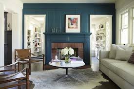 Others are more modestly sized. Teal Fireplace Eclectic Living Room Simo Design