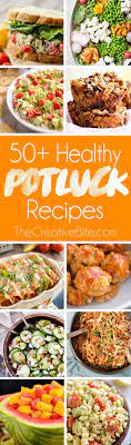 Low in fat, high in flavor. 50 Light Healthy Potluck Recipes Healthy Potluck Healthy Potluck Recipes Potluck Dishes