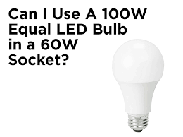 Whether you're buying for your home or a restaurant, are confused about lumens vs watts or simply don't know why. Can I Use A 100w Equal Led Bulb In A 60w Socket 1000bulbs Com Blog
