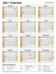 Additionally, it consists of records of payroll heads used to calculate the salary such as the present, absent, late comings, holidays, on the job. 2021 Calendar Free Printable Pdf Templates Calendarpedia