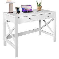 The simple plans will help you build your own desk in no time. Choochoo Home Office Desk Writing Computer Table Modern Design White Desk With Drawers Farmhouse Goals