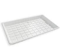Greenhouse Ebb and Flow Tray with Drain System White 4x6inch 4x8inch Large  ABS Plastic Hydroponic Tray