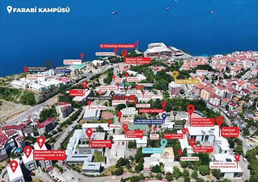 📍Gelin, kampüslerimize kuşbakışı bir göz atalım! 1️⃣ Farabi Kampüsü 2️⃣  İbni Sina Kampüsü 📚 Zonguldak Bülent Ecevit Üniversitesi, deniz kıyısında  yer alan bir şehir üniversitesidir. 💙 Eşsiz mavilikle 🌿 benzersiz yeşilin  buluştuğu