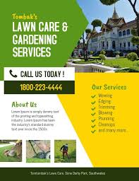 Lawn Landscaping Service Flyer Garden Services Lawn Care Business Landscaping Business