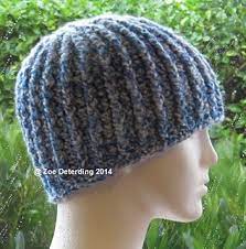 Chunky Ribbed Hat Pattern By Zoe Deterding Crochet Hats Chunky Crochet Hat Crochet Mens Hat