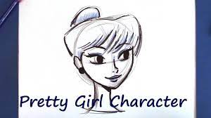 How To Draw A Cartoon Face For Beginners Pretty Woman Youtube Don't you worry, we have made a step by step guided especially made for kids. how to draw a cartoon face for beginners pretty woman