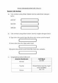 Lembaran kerja 7 ( pecahan ). Matematik Tahun 2 Nombor Hingga 1000 Worksheet