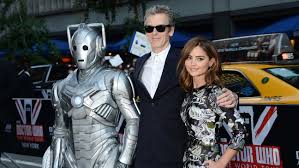Hq photos by newstar jenna!! Doctor Who Premiere New Star Peter Capaldi Hits Nyc With Series Villain Cyberman Hollywood Reporter