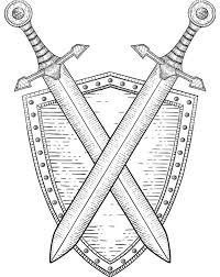 Pin By Madreez Pretorius On D D Sword Drawing Shield Tattoo Medieval Tattoo