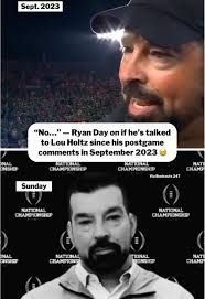 Ryan Day Discusses Coach Lou Holtz in Brief Interview