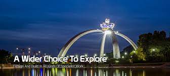 Chin teow hin sdn bhd. Architectural Structure Fountain System Monument Carving Art Sculpture President Sign Sdn Bhd