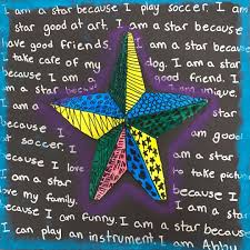 I Love Love Love This Lesson It Made Me Happy Reading Each And Every Fifth Grade I Am A Star Bec Elementary Art Projects Art Lesson Plans Elementary Art