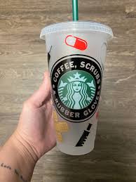 Coffee Scrubs Rubber Gloves Starbucks Reusable 24 Oz Cold Etsy Custom Starbucks Cup Personalized Starbucks Cup Starbucks Cup Design