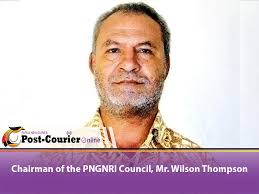 Chairman of the PNGNRI Council Wilson Thompson Archives