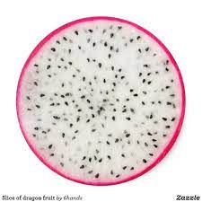 Slice Of Dragon Fruit Classic Round Sticker Zazzle Com Dragon Fruit Fruit Kids Vegetables