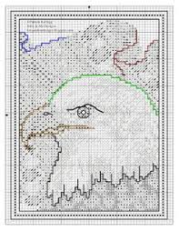 Pattern for cross stitch by waxing moon; 110 Free Charts Patriotic Usa Ideas Patriotic Cross Stitch Cross Stitch Patterns Cross Stitch