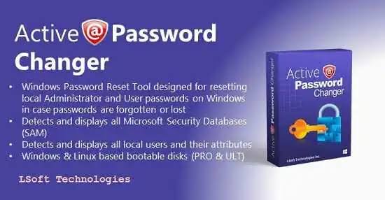 Active@ Password Changer Ultimate 12.0.0.3 WinPE (x64) - FC Portables