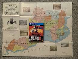 Red Dead Redemption Ii 2 Special Edition Box World Map Playstation 4 No Game Reddeadredempti Red Dead Redemption Ii Red Dead Redemption Call Of Duty Black