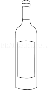 This is not a glass of wine challenge. How To Draw A Wine Bottle Step By Step Drawing Guide By Dawn Dragoart Com