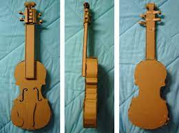 Cardboard Violin By Emilywalus On Deviantart Violin Diy Diy Musical Instruments Violin