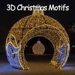 [Hot Item] Waterproof Christmas Motif Lights Holiday Lantern Decoration 3D  Motif Ball Lights