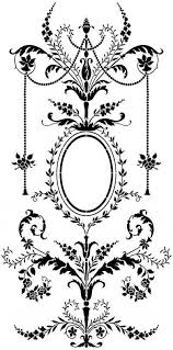 Black And White Wall Stencil Designs Rococo Stencils Black And White Wall Stencils Stencils Wall Stencil Designs French Stencil