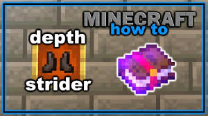 Maybe you would like to learn more about one of these? How To Get And Use Depth Strider Enchantment In Minecraft Easy Minecraft Tutorial Youtube