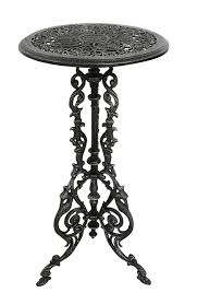 Gartentisch Eisen 72cm Tisch Beistelltisch Antik Stil Farbe Silber Schwarz Gartentisch Tisch Beistelltisch