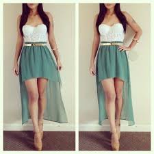 Cute Outfits High Low Via Tumblr Chiffon Lace Dress Fashion Dresses Short Mini Dress