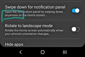 Locking your samsung home screen helps you avoid accidentally deleting app icons or resizing widgets. Solved Swipe Down Android 10 Samsung Community