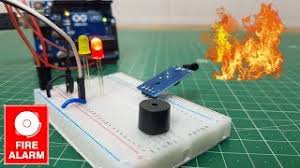 The device is sensitive to flame so when it detects the flame it turns on its led to. Arduino Flame Sensor Fire Detector Youtube