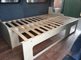 Alternative Layout Diy Build Vw T4 Forum Vw T5 Forum Campervan Bed Camper Beds Camper Van Conversion Diy