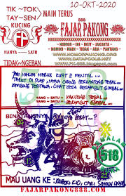 Daftar Fajar Pakong 888