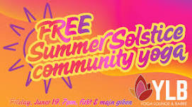 FREE Summer Solstice Community Yoga