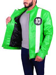 Pin On Sporty Green Leather Jacket