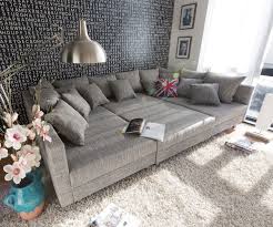 Wohnlandschaft Clovis Hellgrau Modular Strukturstoff Hocker Delife Eu Mobel Von Delife Versandkostenfreie Lieferung Modular Living Room Furniture New Living Room Living Room Decor