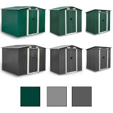 Solch eines ruhmes werth gewesen! Gerateschuppen Metall Geratehaus Gartenhaus Pultdach Satteldach Schiebetur Ebay