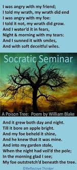 Socratic Seminar Poetry Analysis Activities A Poison Tree By William Blake Socratic Seminar Poetry Analysis Activities Poetry Analysis